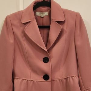 Pink Tahari Arthur S. Levine Petite 6P Suit Blazer
